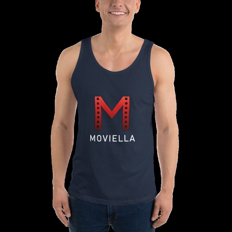 Moviella Mark Wordmark Tank Navy