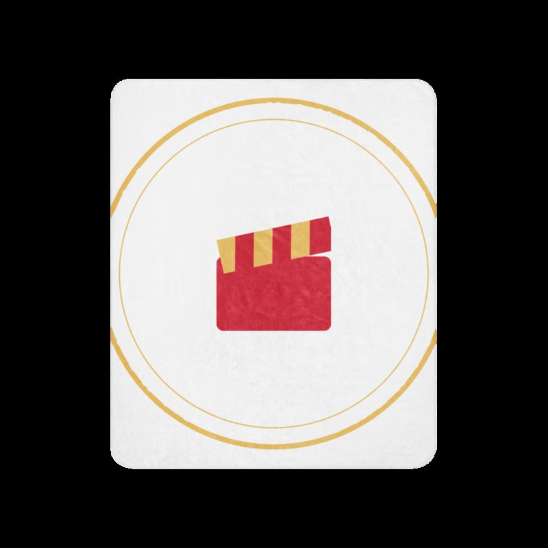 Moviella Badge Sherpa Blanket