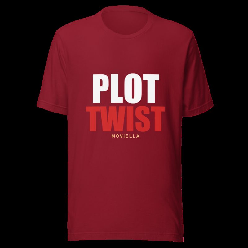 Moviella Plot Twist Tee Cardinal