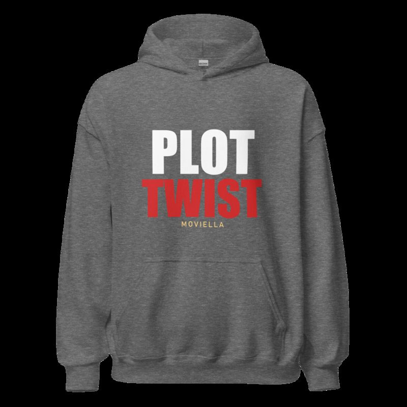 Moviella Plot Twist Hoodie Graphite Heather