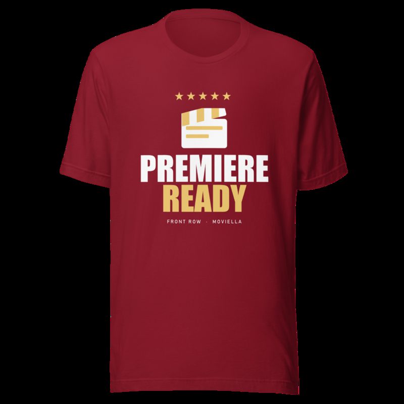 Moviella Premiere Ready Cinema Tee Cardinal