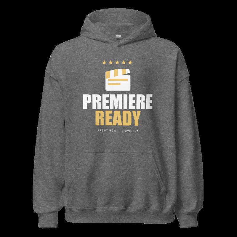 Moviella Premiere Ready Cinema Hoodie Graphite Heather