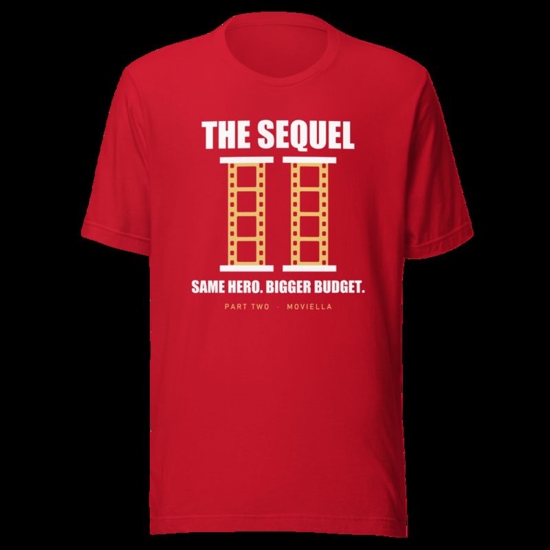 Moviella The Sequel Sayings Tee Red