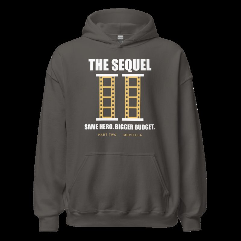 Moviella The Sequel Sayings Hoodie Charcoal