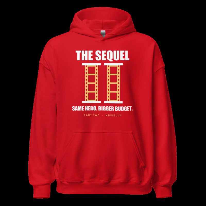 Moviella The Sequel Sayings Hoodie Red