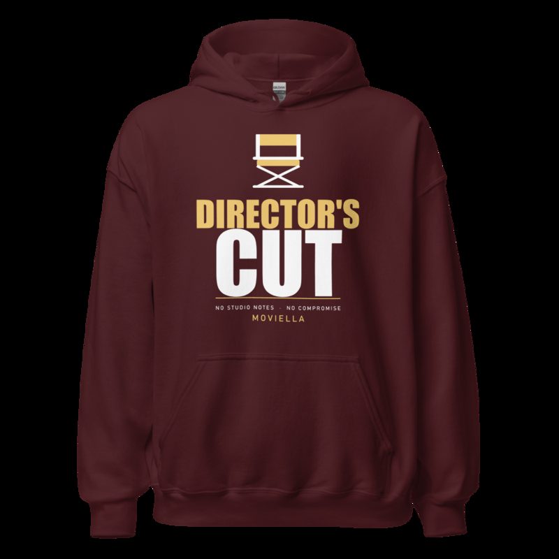 Moviella Director's Cut Sayings Hoodie Maroon
