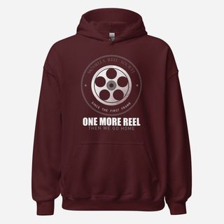 Moviella Reel Society Screening Room Hoodie Maroon