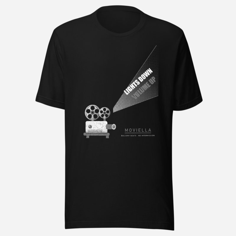 Moviella Projector Glow Screening Room Tee