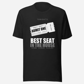 Moviella Admit One Screening Room Tee Vintage Black