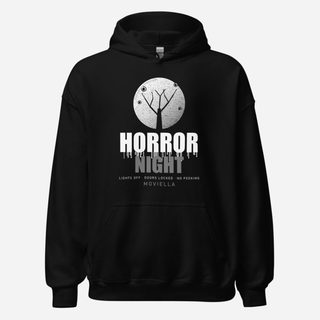 Moviella Horror Night Screening Room Hoodie Black