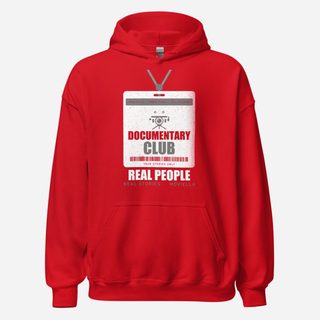 Moviella Documentary Club Screening Room Hoodie Red