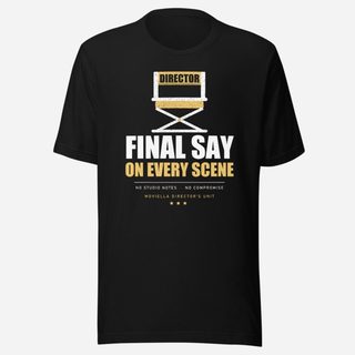 Moviella Director's Chair Screening Room Tee Black