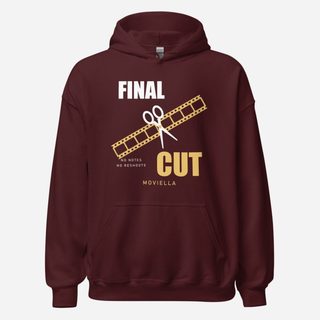 Moviella Final Cut Screening Room Hoodie Maroon
