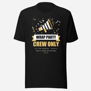 Moviella Wrap Party Screening Room Tee Black