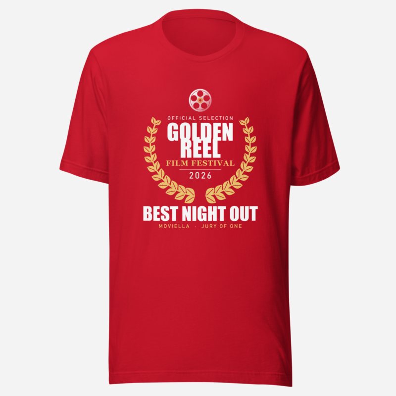 Moviella Golden Reel Festival Screening Room Tee