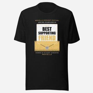 Moviella Best Supporting Friend Screening Room Tee Black