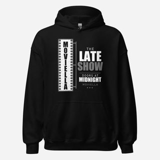 Moviella The Late Show Screening Room Hoodie Black