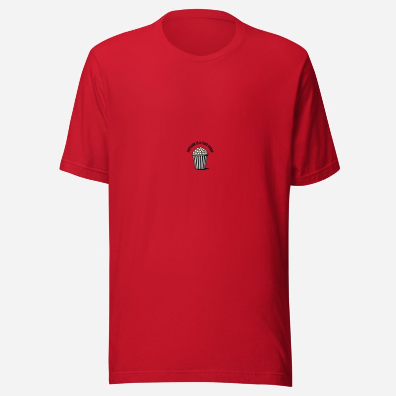Moviella Popcorn Is A Food Group Tee