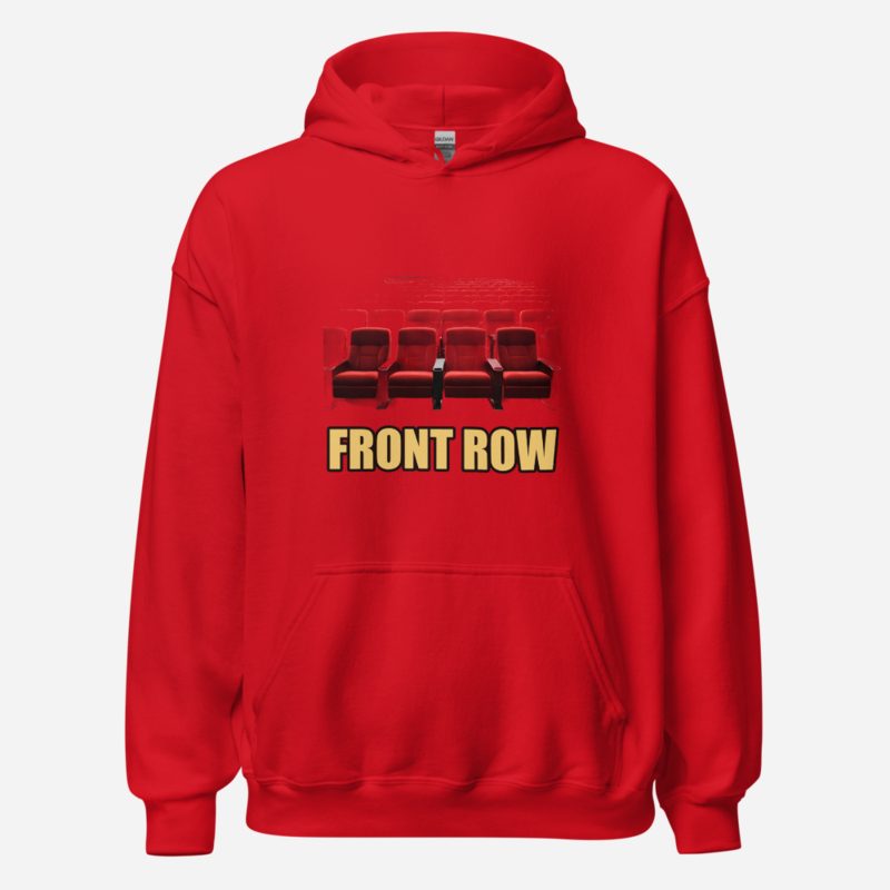 Moviella Front Row Cinema Seats Hoodie in Red
