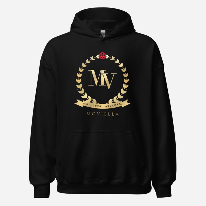 Moviella Maison Crest Hoodie Black