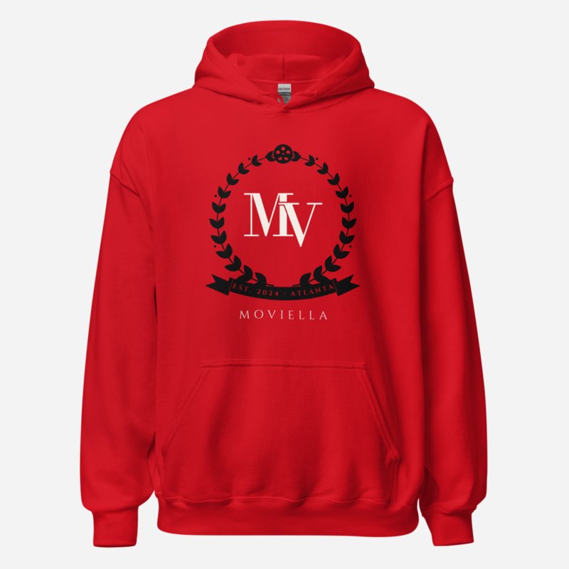 Moviella Maison Crest Hoodie Red