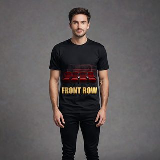 Moviella Front Row Cinema Seats Tee AI model