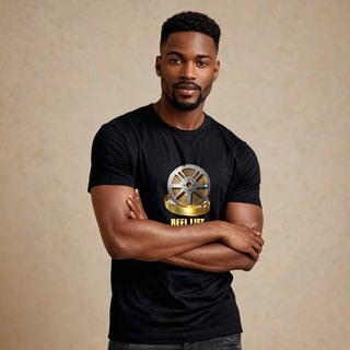 Moviella Reel Life Film Tee AI model
