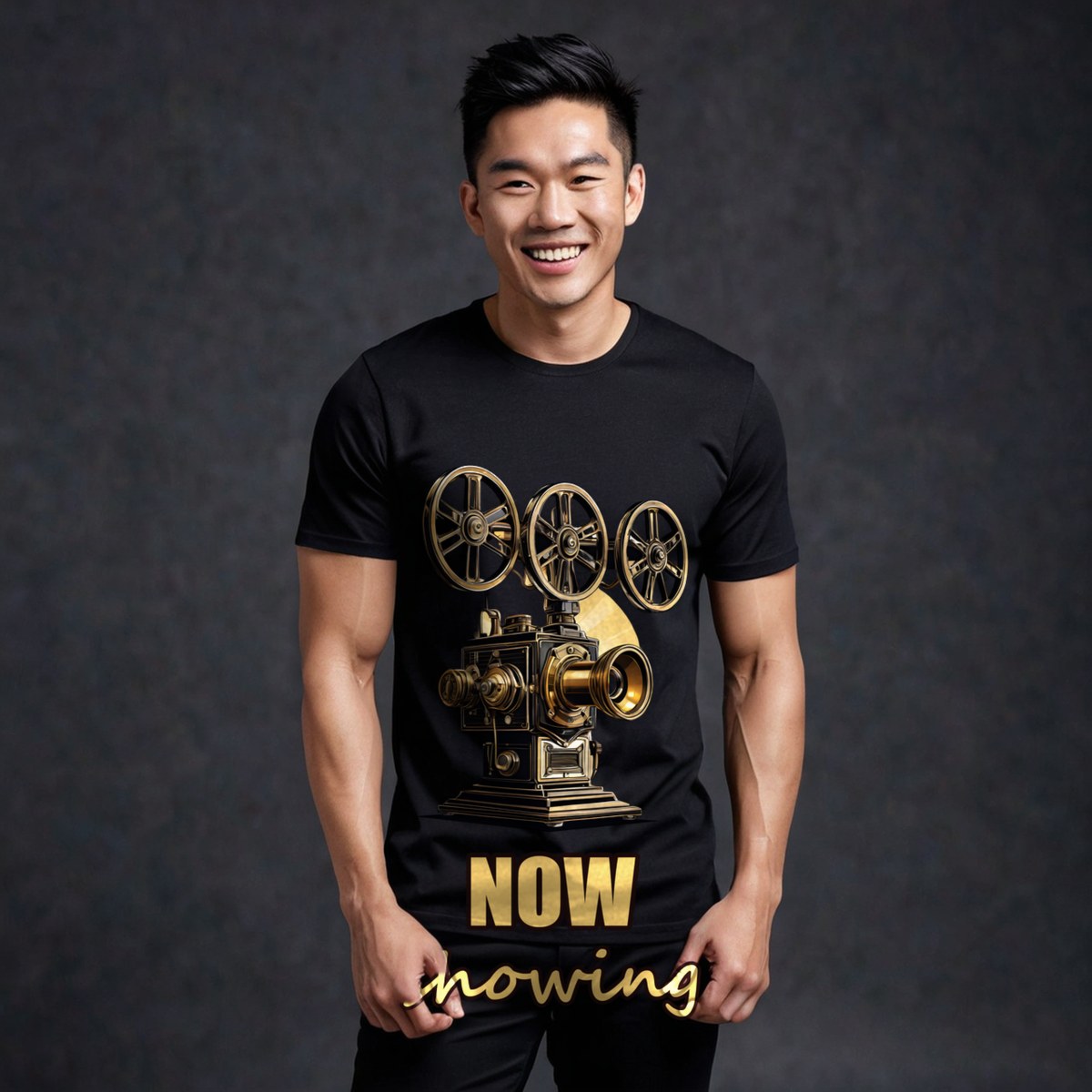 Moviella Now Showing Projector Tee